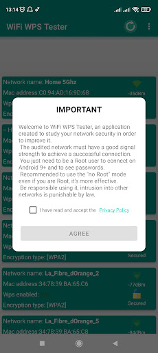 WIFI WPS TESTER ( no Root ) Screen 2