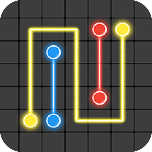 Neon Dots Puzzle Game logo