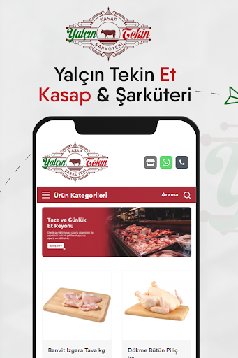Android application Yalçın Tekin Et & Şarküteri screenshort