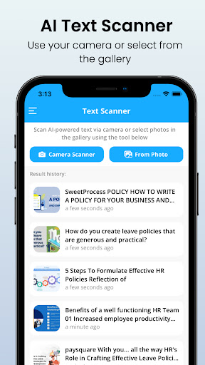 App preview