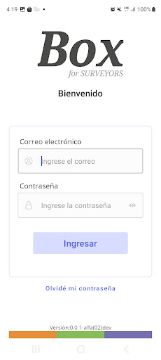 Android application Box for Surveyors screenshort