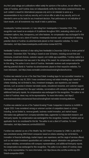 Fundrise: Invest in Alts screenshot 7