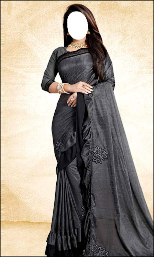 Fashion Women Ruffle Sarees Screen 2