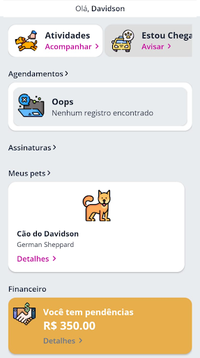 Pet Attend Screen 3