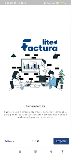 Android application FacturadorLite screenshort