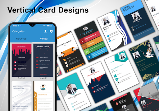 Business Card Maker, Visting Screen 2