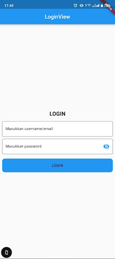 Android application P3KE Air Bersih screenshort