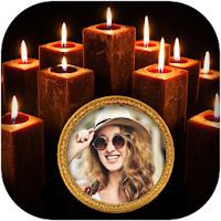 Candle Light Photo Frame - Collage Editor