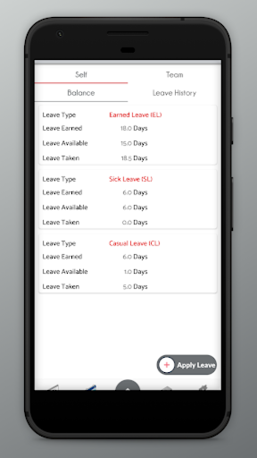 Android application Thinkpeople Selfcare screenshort