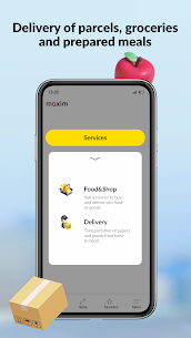 maxim — order taxi, food 4