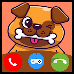 Cover Image of Herunterladen Fake Call Dog Game - Prank Cal 1.0.4 APK