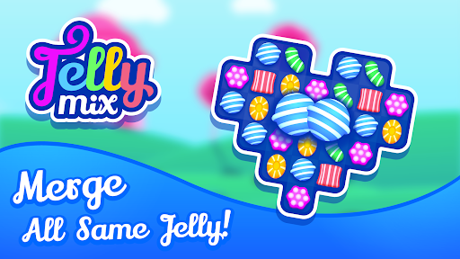 Android application JellyMix - Merge & Crush Cubes screenshort