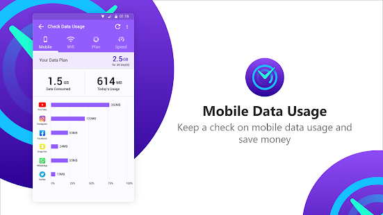 Check Internet Data Usage Screenshot