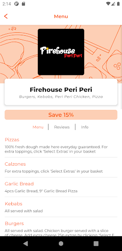 Firehouse Peri Peri B24 Screen 2