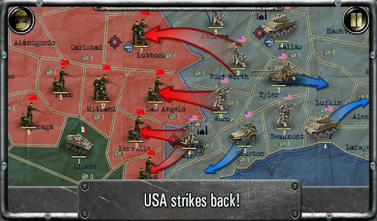 Stratégie et tactique : URSS contre États-Unis Capture d'écran