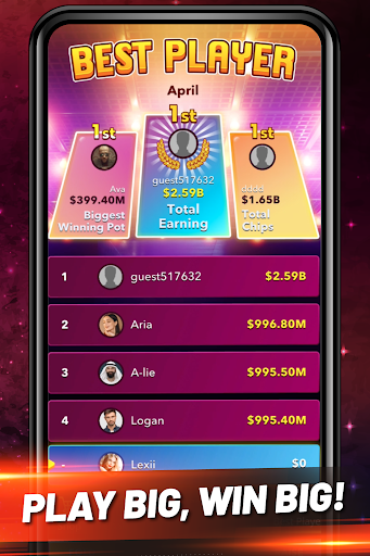 Poker Plus+ Texas Hold’em Screen 2