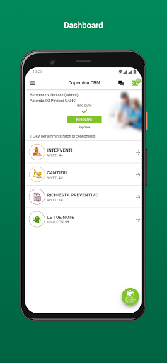 Android application Copernico Fornitore screenshort