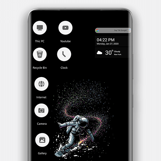 Ash Theme for Launcher logo