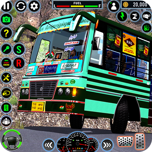 bus indonesia mengemudi sim 3d