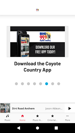 The Big 99.9 Coyote Country Screen 3