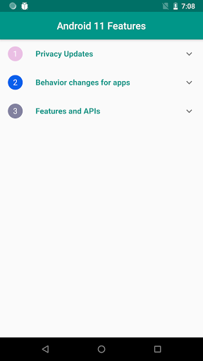 Android 11 Tutorial Screen 2