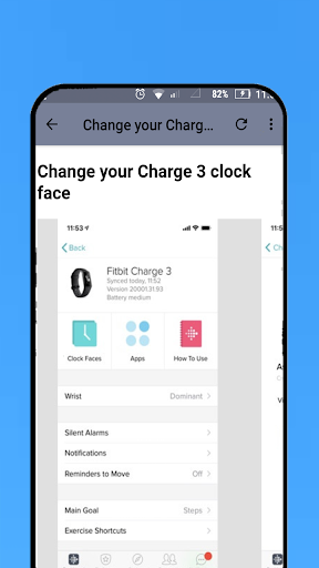 fitbit apps for charge 3