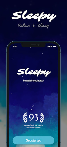 Android application Sleepy: Relax Music and Sounds screenshort