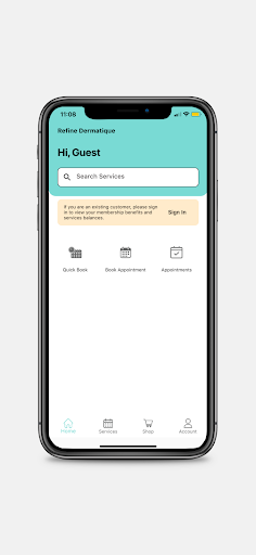 Android application Refine Dermatique screenshort