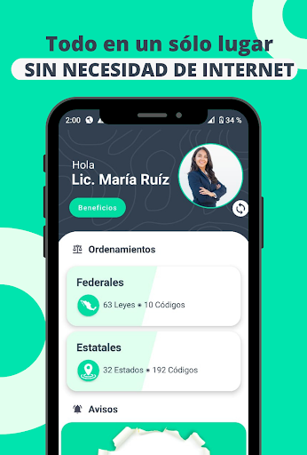 Android application Tags Legislación México Pro screenshort