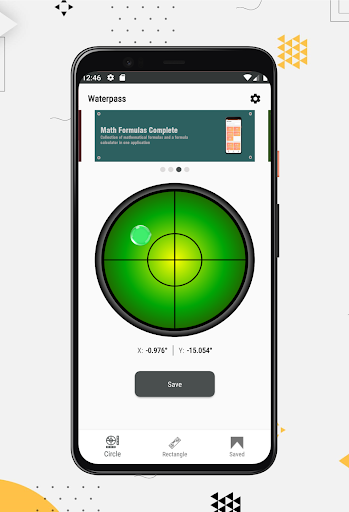 Android application Bubble Level Waterpass screenshort