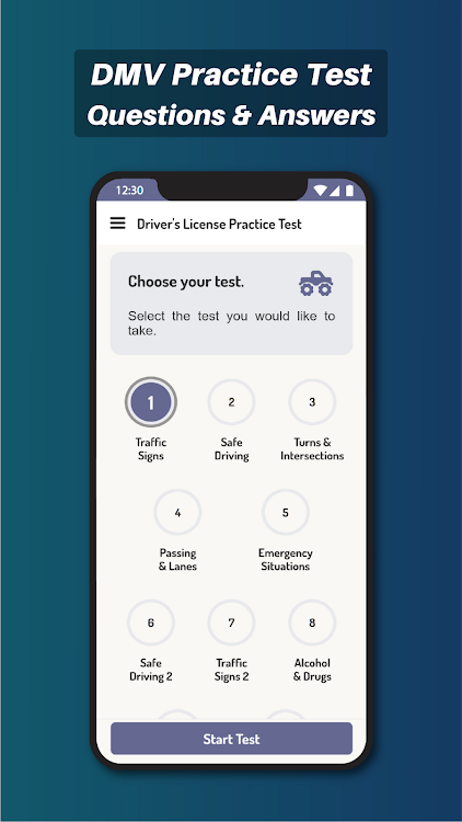Driver's License Practice Test - 2.1.6 - (Android)