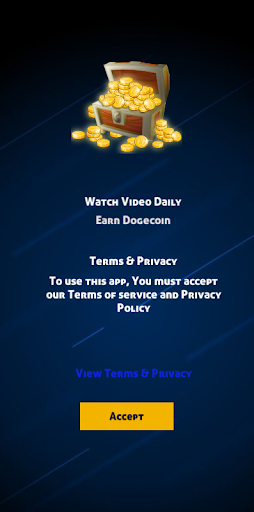 Android application Watch Video Daily Earn DOGE screenshort
