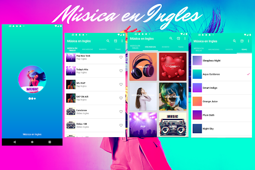 Android application Music in English Songs screenshort