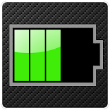 Carbon-style Battery Widge icon