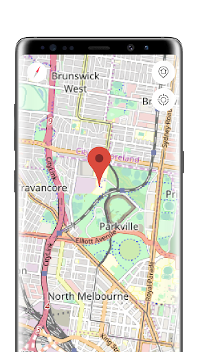 Melbourne Offline Map Screen 2