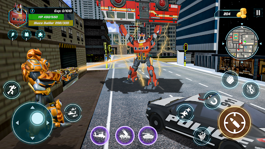 Blaze Robot Monster Transform