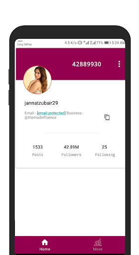 Android application Live Counter - For Insta screenshort
