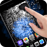 Cracked Screen pranks: Theme for IPhone 7 icon