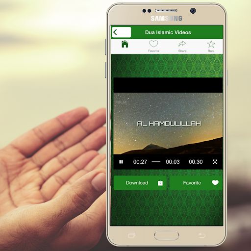 Android application Islamic Dua Video Status screenshort