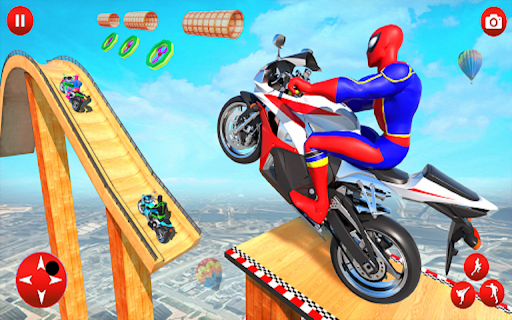 Superhero Mega Ramp Bike Games 1.19 screenshots 5