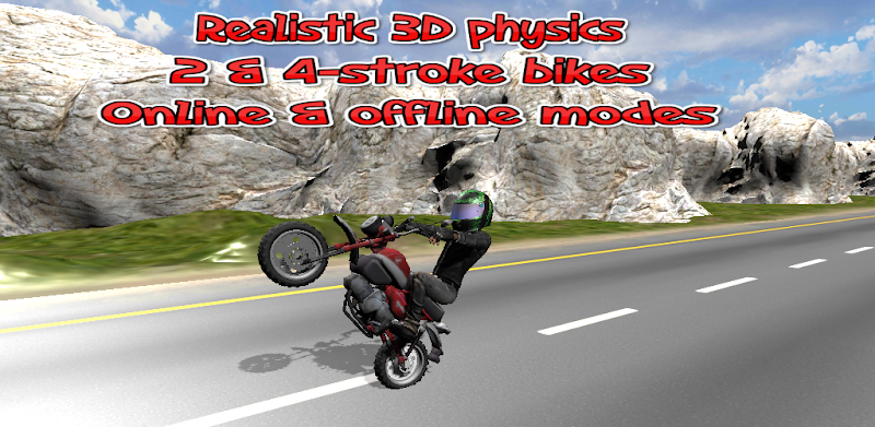 Wheelie Madness 3D wheelies