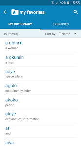 Screenshot 7 Yoruba-English Dictionary android