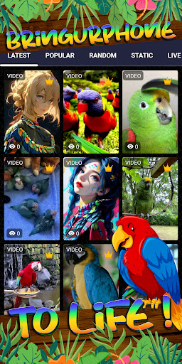 parrot wallpaper Screen 2