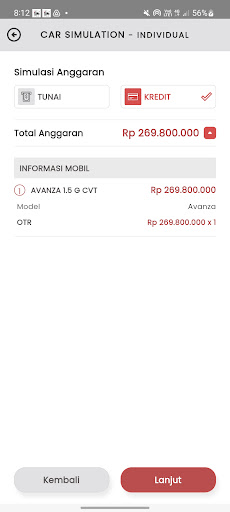 M-Quote Toyota Screen 2