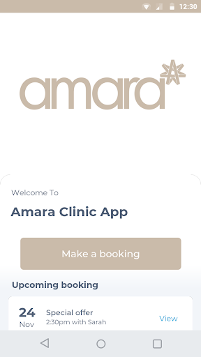 Android application Amara Clinic App screenshort