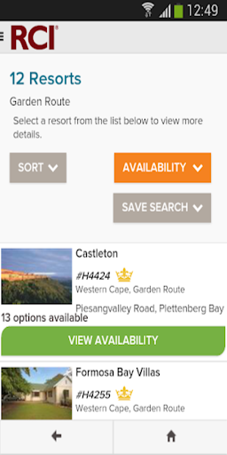 RCI - South Africa Screen 3