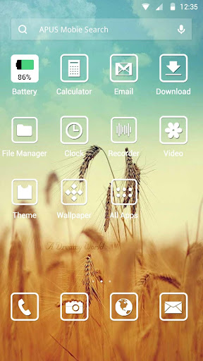 Dream world theme for APUS