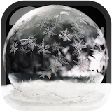 Winter Snow Freezes Bubble LWP icon