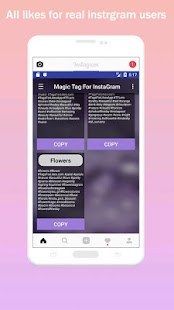 Magic Likes For Instagram Capture d'écran