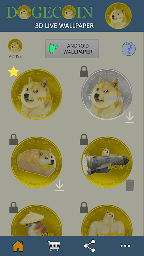 Dogecoin 3D Live Wallpaper Screen 2